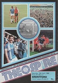 Chesterfield v Brentford 19-Apr-1986