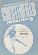 Chesterfield v Brentford 20-Sep-1972