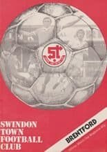 Swindon Town v Brentford 24-Nov-1979