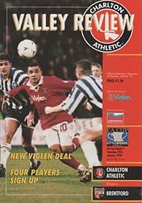 Charlton Athletic v Brentford 27-Jan-1996
