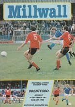 Millwall v Brentford 28-Dec-1981