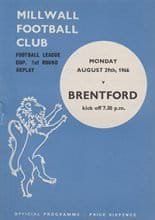 Millwall v Brentford 29-Aug-1966