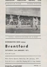 Workington v Brentford 02-Jan-1971