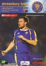 Shrewsbury Town v Brentford 31-Jan-2009