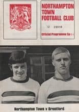 Northampton Town v Brentford 03-Oct-1970