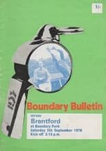 Oldham Athletic v Brentford 05-Sep-1970