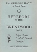 Hereford United v Brentwood Town 14-Jan-1970