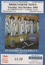 Stafford Rangers v Bridgnorth Town 03-Oct-1995