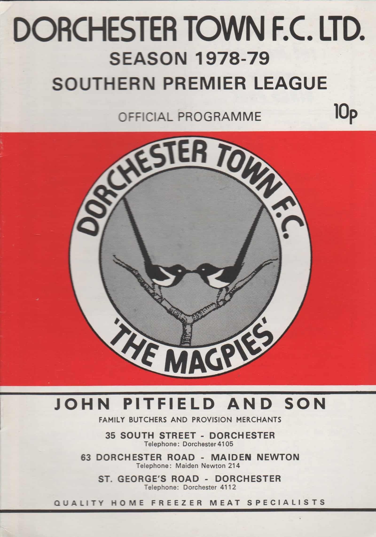 Dorchester Town v Bridgend Town 23-Dec-1978