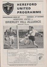 Hereford United v Brierley Hill Alliance 18-Nov-1964