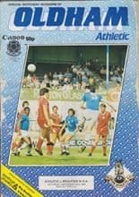 Oldham Athletic v Brighton and Hove Albion 22-Sep-1984