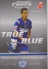 Stockport County v Brighton & Hove Albion 25-Nov-2008