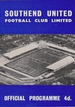 Southend United v Brighton & Hove Albion 03-Nov-1962