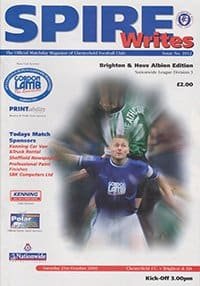 Chesterfield v Brighton and Hove Albion 21-Oct-2000