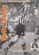 Notts County v Brighton and Hove Albion 23-Apr-1996