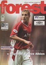 Nottingham Forest v Brighton and Hove Albion 27-Nov-2002