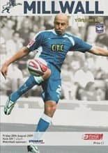 Millwall v Brighton and Hove Albion 28-Aug-2009