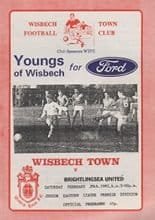 Wisbech Town v Brightlingsea United 29-Feb-1992