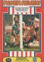 Sunderland v Brighton and Hove Albion 30-Aug-1986
