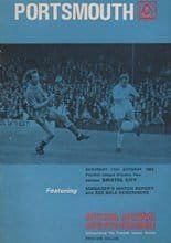 Portsmouth v Bristol City 11-Oct-1969