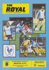 Reading v Bristol City 14-Dec-1985