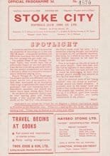 Stoke City v Bristol City 26-Aug-1957