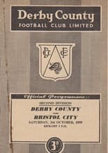 Derby County v Bristol City 03-Oct-1959