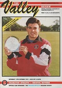 Charlton Athletic v Bristol Rovers 12-Oct-1991