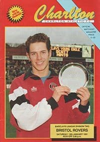 Charlton Athletic v Bristol Rovers 12-Jan-1991
