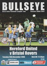 Hereford United v Bristol Rovers 26-Dec-2006