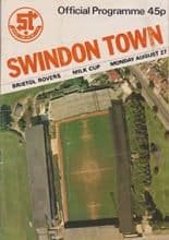 Swindon Town v Bristol Rovers 27-Aug-1984