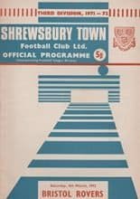 Shrewsbury Town v Bristol Rovers 04-Mar-1972