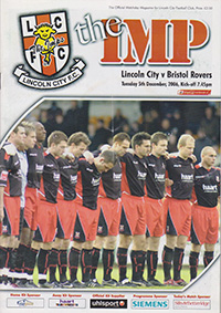 Lincoln City v Bristol Rovers  05-Dec-2006
