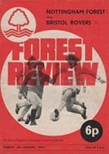 Nottingham Forest v Bristol Rovers 06-Jan-1974