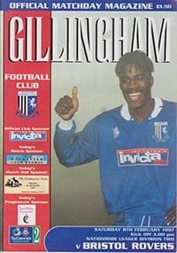 Gillingham v Bristol Rovers 08-Feb-1997