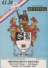 Stafford Rangers v Bromsgrove Rovers 01-Nov-1994