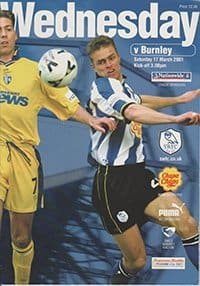 Sheffield Wednesday v Burnley 17-Mar-2001