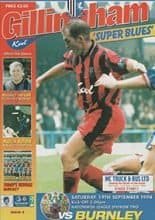 Gillingham v Burnley 19-Sep-1998