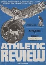 Oldham Athletic v Burnley 01-Jan-1977
