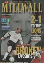 Millwall v Burnley 21-Mar-1998