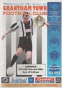 Grantham Town v Burnham 25-Nov-2000