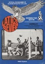 Oldham Athletic v Burnley 27-Dec-1977