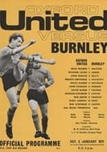 Oxford United v Burnley 02-Jan-1971