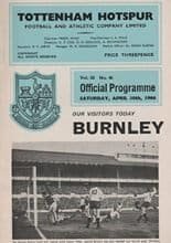 Tottenham Hotspur v Burnley 30-Apr-1966