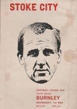Stoke City v Burnley 03-Nov-1965