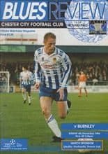 Chester City v Burnley 04-Dec-1994