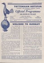 Tottenham Hotspur v Burnley 07-Sep-1957
