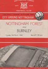 Nottingham Forest v Burnley 08-Mar-1966