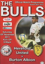 Hereford United v Burton Albion 19-Nov-2011