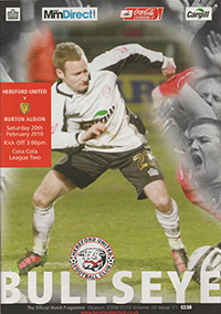 Hereford United v Burton Albion 20-Feb-2010